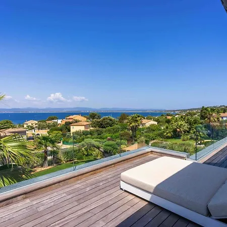 Palma Giens - Vue Panoramique -piscine Chauffee Mai A Septembre- 4 -garage Villa *