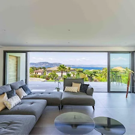 Villa Palma Giens - Vue Panoramique -piscine Chauffee Mai A Septembre- 4 -garage Hyeres