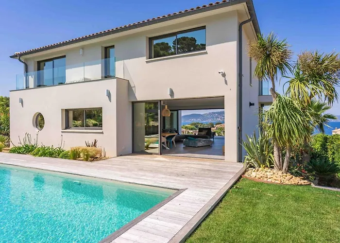 Palma Giens - Vue Panoramique -piscine Chauffee Mai A Septembre- 4 -garage