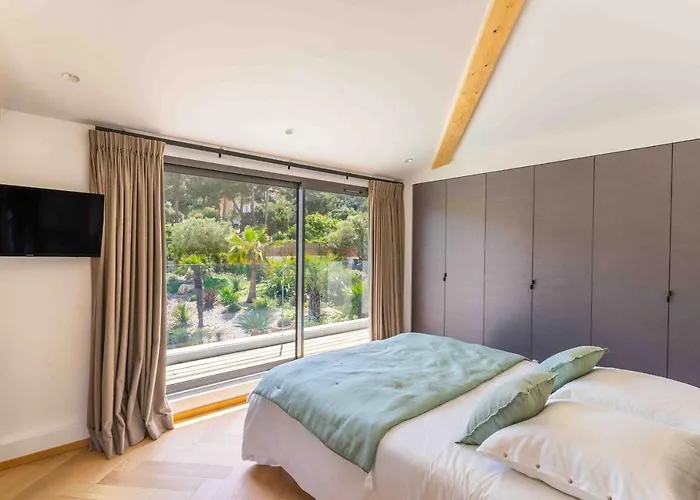 Palma Giens - Vue Panoramique -piscine Chauffee Mai A Septembre- 4 -garage