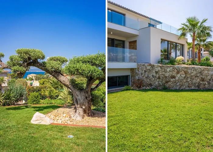 Palma Giens - Vue Panoramique -piscine Chauffee Mai A Septembre- 4 -garage *